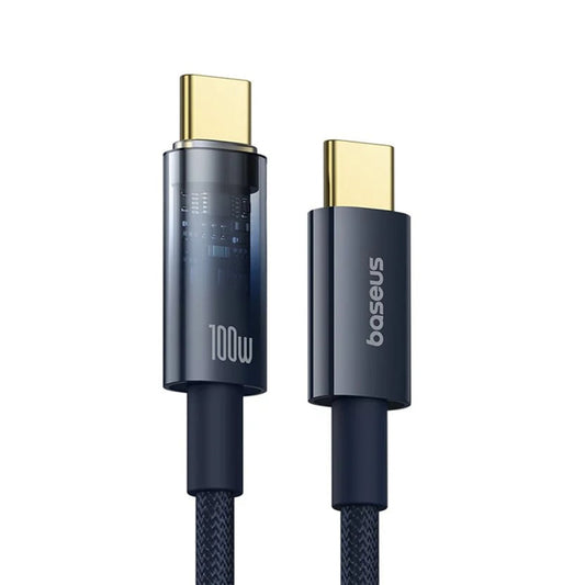 Cavo Dati e Ricarica USB-C - USB-C Baseus Explorer, 100W, 1m, Blu Navy P10319704321-00