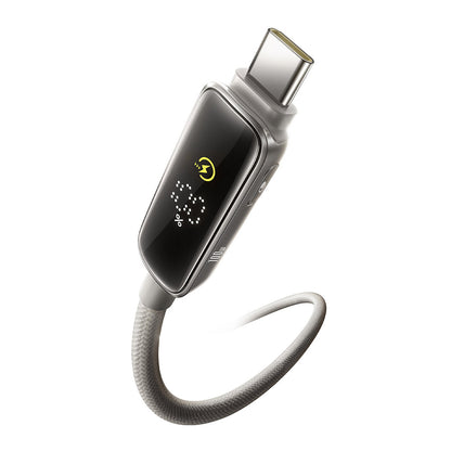 USB-C Data and Charging Cable - USB-C Baseus Vipow Display, 100W, 1m, Gray P10381802851-00