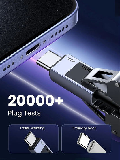 USB-C Data and Charging Cable - USB-C UGREEN L512, 100W, 3m, Gray