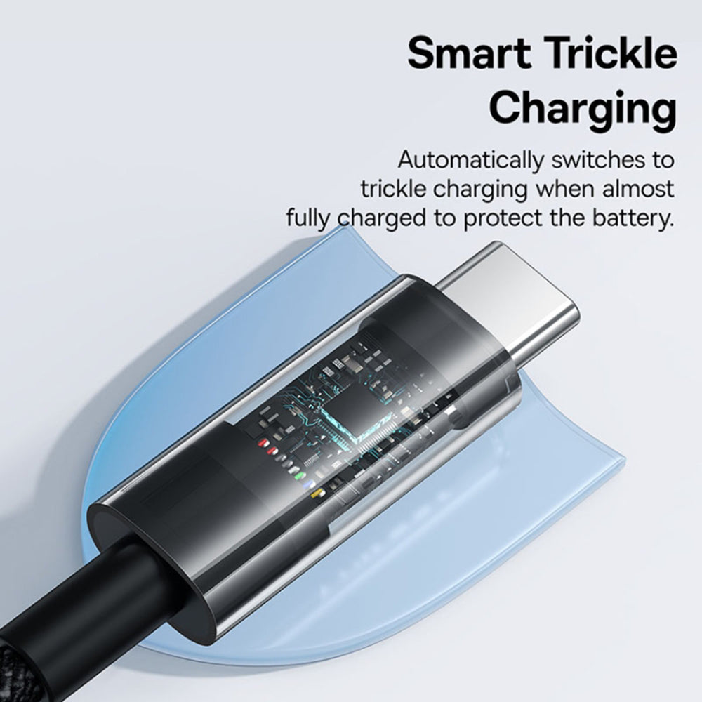 Cavo Dati e Ricarica USB-C - USB-C Baseus Gem, 100W, 2m, Nero P10373000111-01