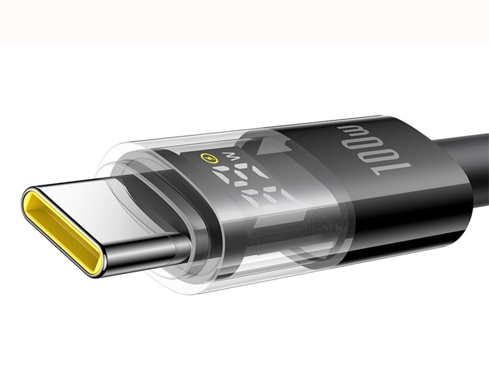 Cavo Dati e Ricarica USB-A - USB-C Baseus Display 2, 100W, 2m, Nero P10382701111-00