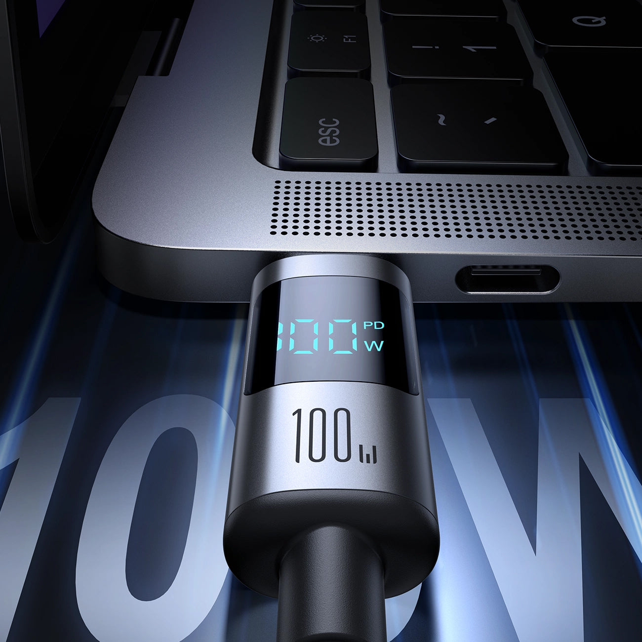 Cavo Dati e Ricarica USB-C - USB-C Joyroom S-A16 Pro Prism Display, 100W, 1.2m, Nero
