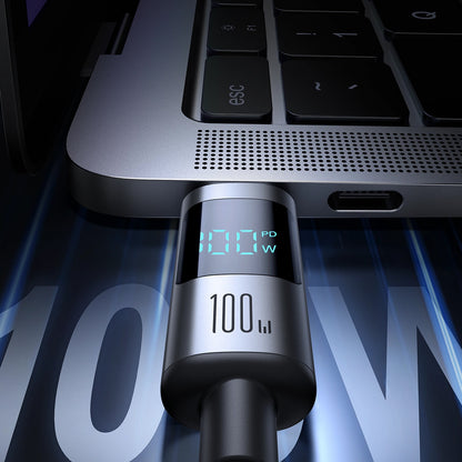 Cavo Dati e Ricarica USB-C - USB-C Joyroom S-A16 Pro Prism Display, 100W, 1.2m, Nero
