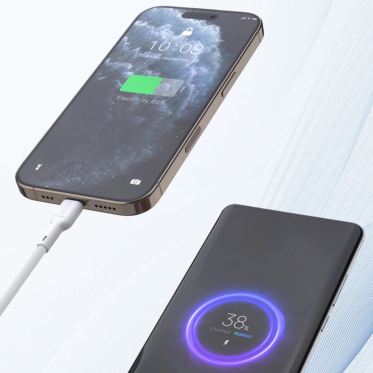 Cavo Dati e Ricarica USB-C - USB-C Dudao L9C, 65W, 1m, Bianco