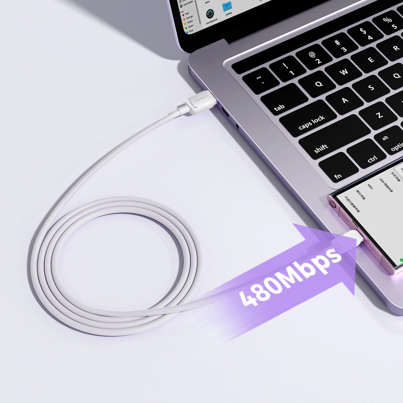 Cavo Dati e Ricarica USB-A - USB-C Joyroom S-A14, 20W, 1.2m, Bianco