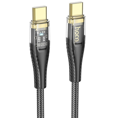 USB-C Data and Charging Cable - USB-C HOCO U121, 60W, 1.2m, Black