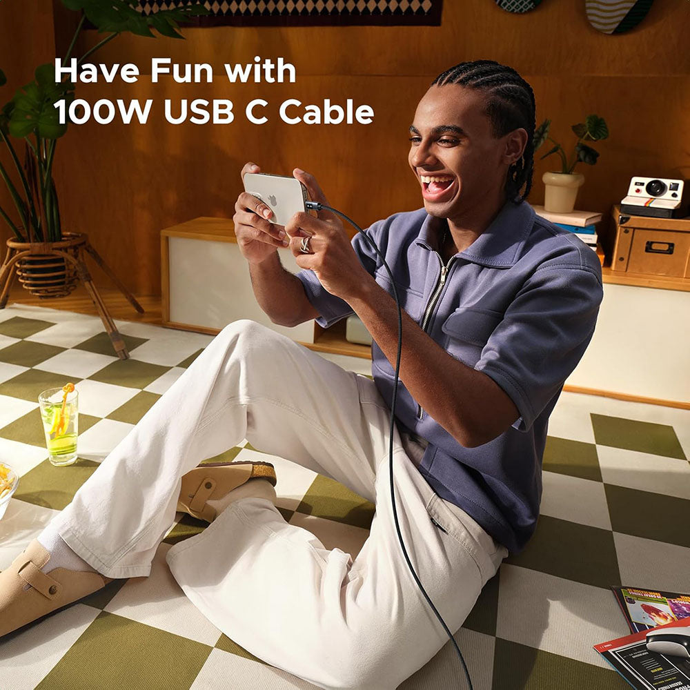 USB-C Data and Charging Cable - USB-C UGREEN L509, 100W, 2m, Gray