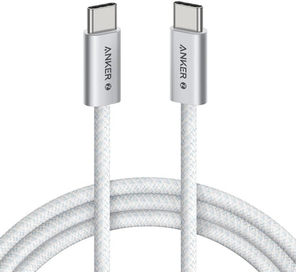 Cavo Dati e Ricarica USB-C - USB-C Anker Zolo, 240W, 1m, Bianco A8060H21