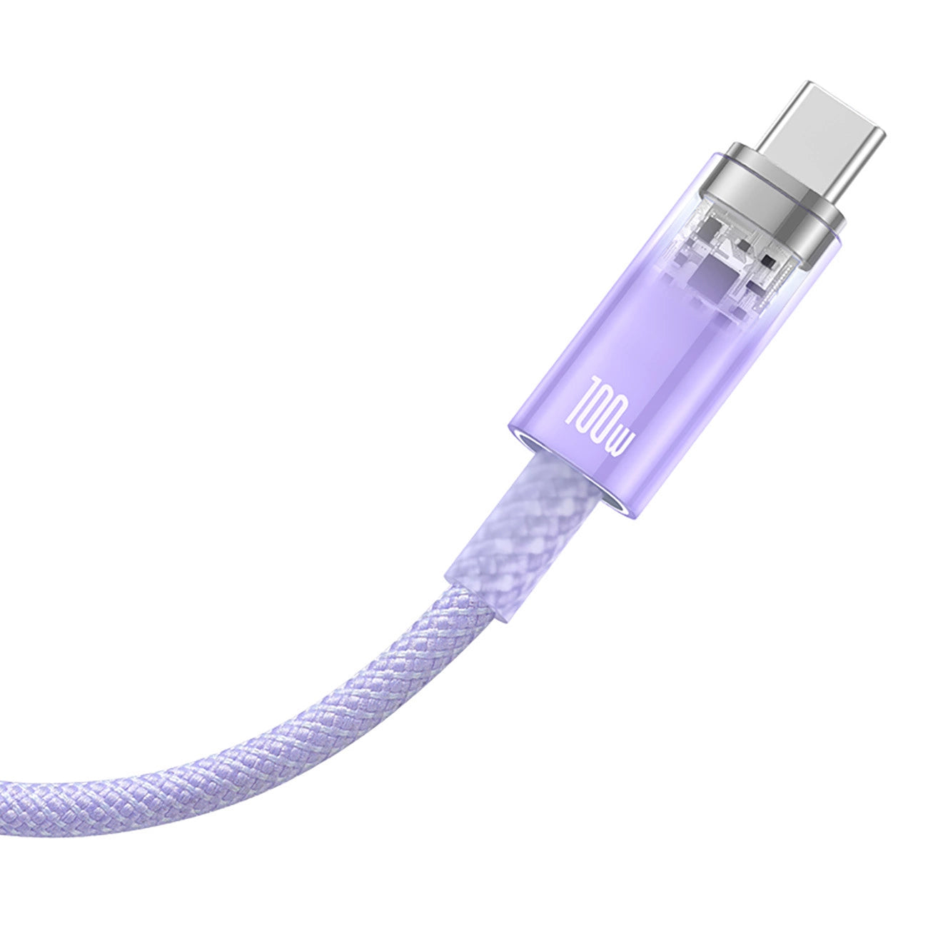 Cavo Dati e Ricarica USB-A - USB-C Baseus Explorer, 100W, 1m, Viola CATS010405