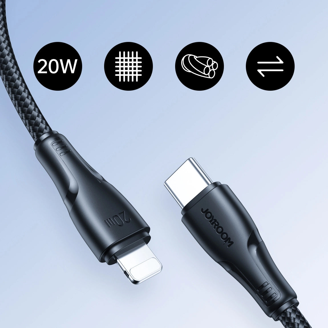 Cavo Dati e Ricarica USB-C - Lightning Joyroom S-A11, 20W, 1.2m, Nero