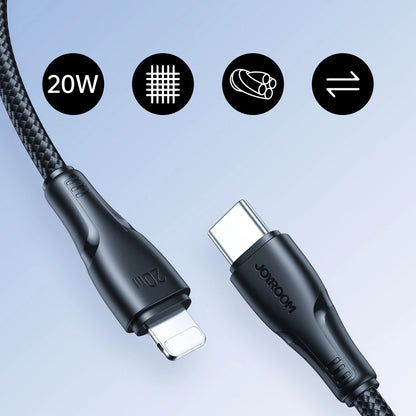 Cavo Dati e Ricarica USB-C - Lightning Joyroom S-A11, 20W, 1.2m, Nero