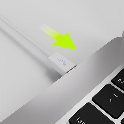 Cavo Dati e Ricarica USB-C - USB-C Allity. AUC-03, 100W, 2m, Bianco