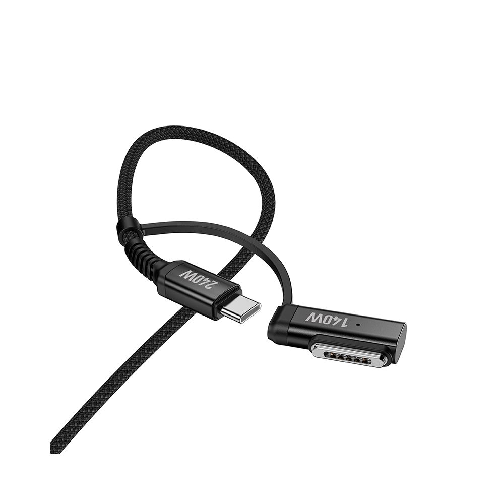 Cavo di Ricarica HOCO U142, USB-C - USB-C / MagSafe 3, 240W, 1.8m, Nero