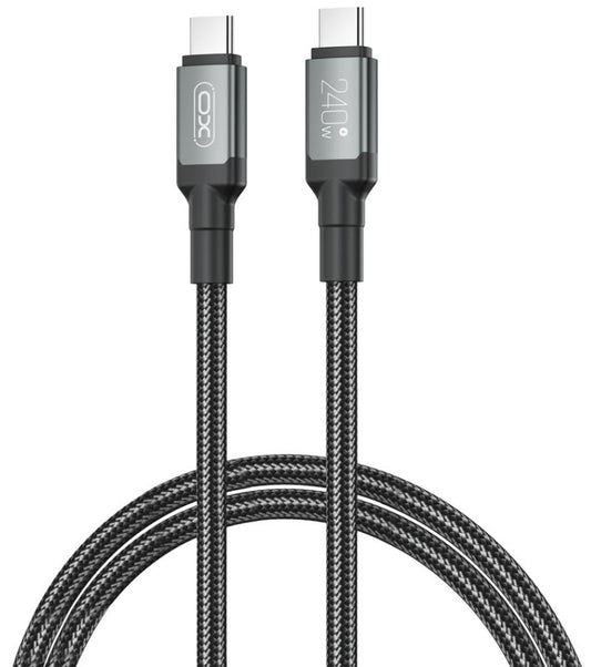 Cavo Dati e Ricarica USB-C - USB-C XO Design NB-Q264A, 240W, 1m, Nero