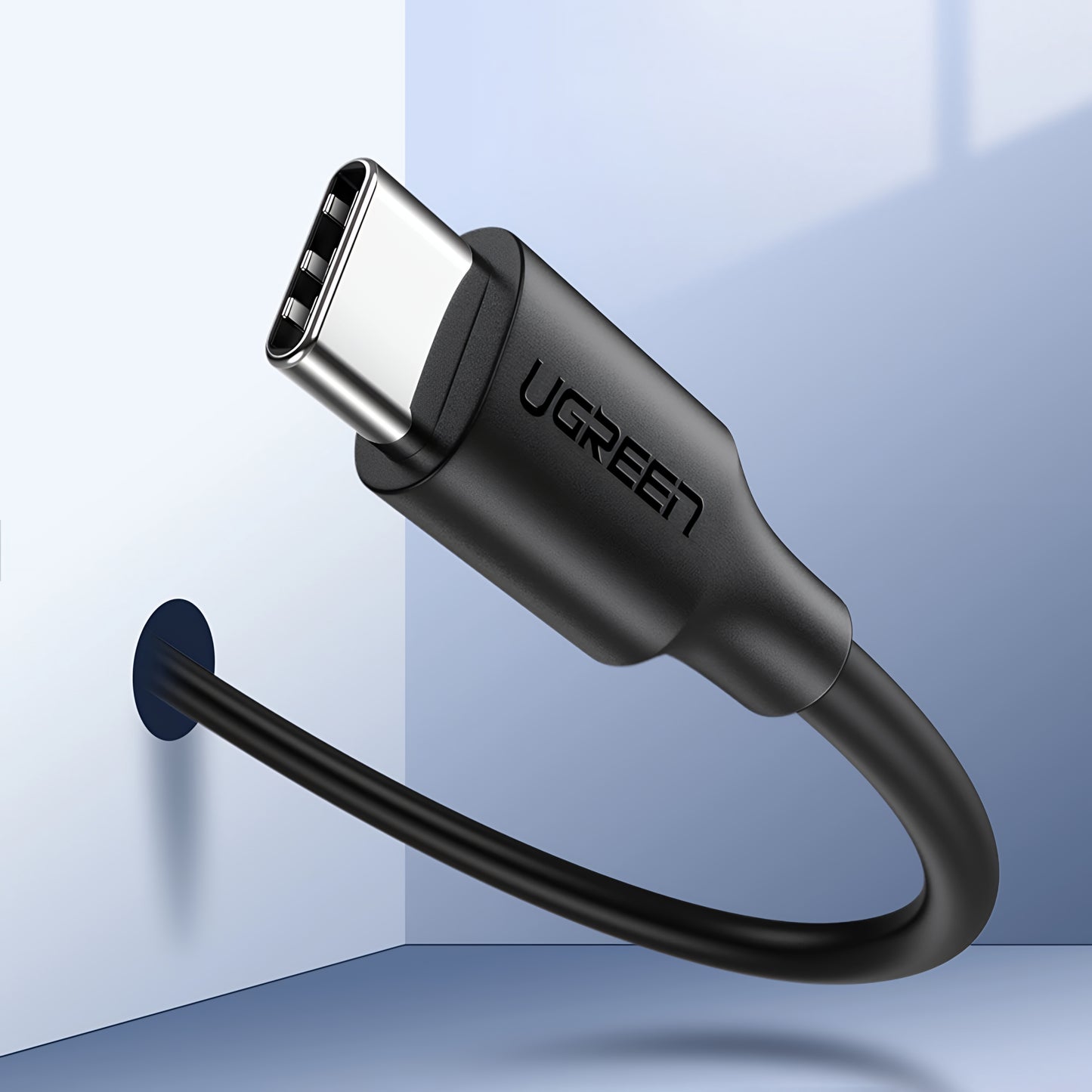 Cavo Dati e Ricarica USB-C - USB-C UGREEN US286, 60W, 3m, Nero