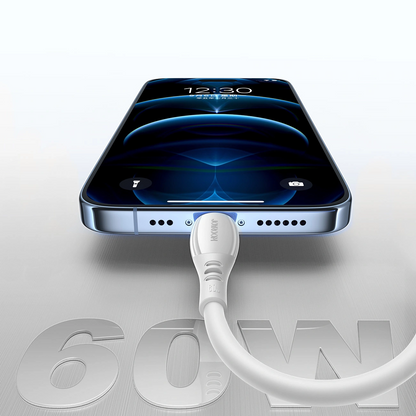 Cavo Dati e Ricarica USB-C - USB-C Joyroom S-A59 Vibrant, 60W, 1.2m, Bianco