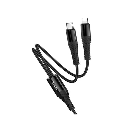 Cavo di Ricarica USB-C - Lightning / USB-C HOCO X123, 10W, 1m, Nero