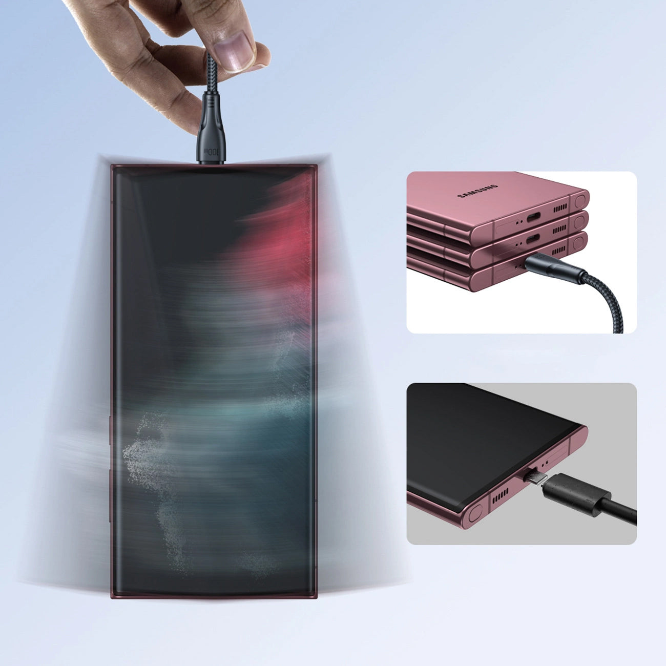 Cavo Dati e Ricarica USB-C - USB-C Joyroom S-A11, 60W, 0.25m, Nero