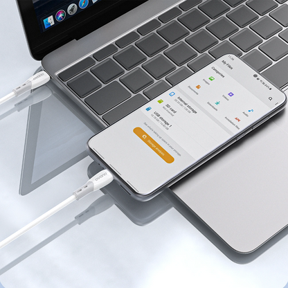 Cavo Dati e Ricarica USB-C - USB-C Dudao L25SC, 60W, 2m, Bianco