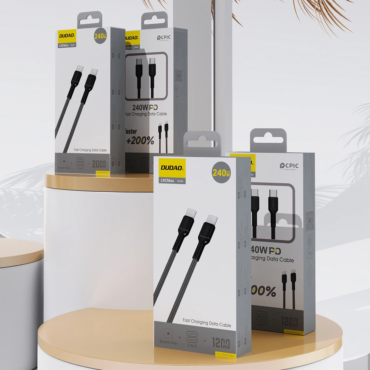 Cavo Dati e Ricarica USB-C - USB-C Dudao L9C Max, 240W, 1,2m, Nero