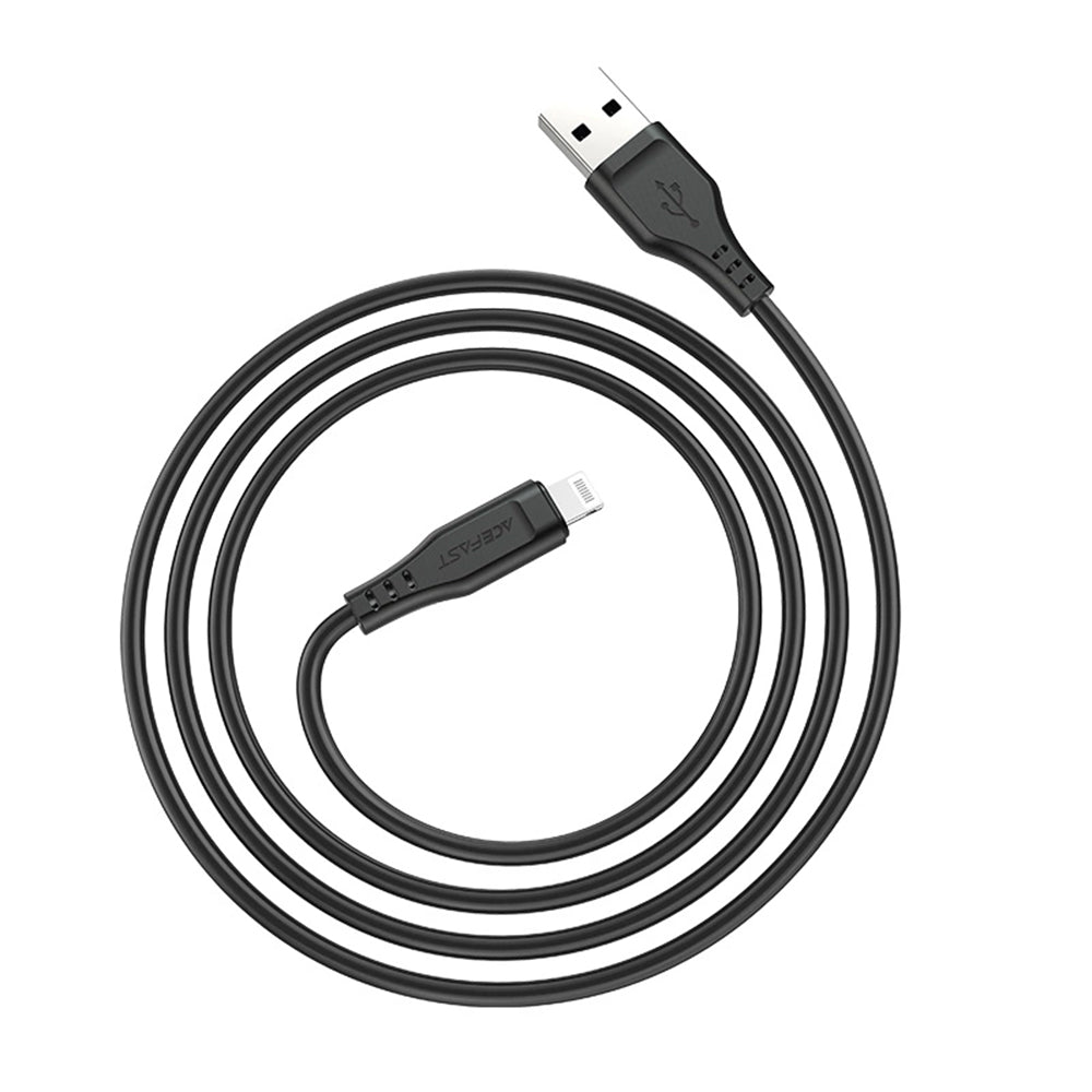 Cavo Dati e Ricarica USB-A - Lightning Acefast C3-02, 18W, 1.2m, Bianco