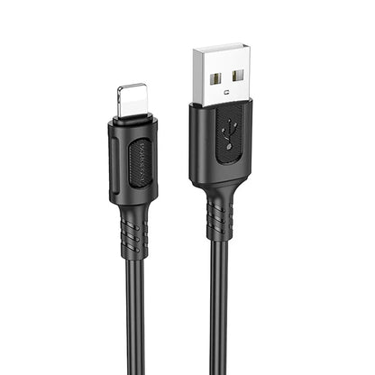 Cavo Dati e Ricarica USB-A - Lightning Borofone BX111 Feliz, 18W, 1m, Nero