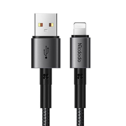 USB-A to Lightning McDodo CA-3580 Data and Charging Cable, 18W, 1.2m, Black
