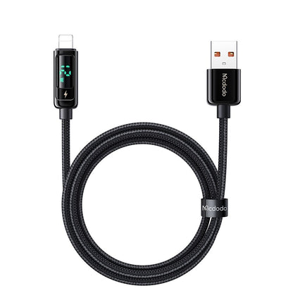 Cavo Dati e Ricarica USB-A - Lightning McDodo CA-9940 Display, 12W, 1.2m, Nero