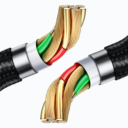 USB-A to microUSB Data and Charging Cable McDodo CA-1070 Display, 18W, 1.2m, Black