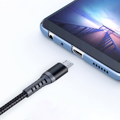 USB-A to microUSB Data and Charging Cable McDodo CA-2281, 18W, 1m, Black