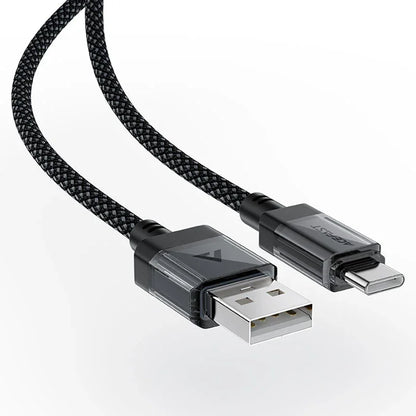 Cavo Dati e Ricarica USB-A - USB-C Acefast C12-04, 18W, 1.2m, Nero