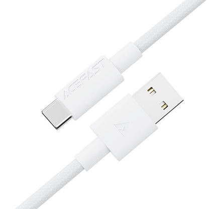 Cavo Dati e Ricarica USB-A - USB-C Acefast C18-04, 18W, 1.2m, Bianco