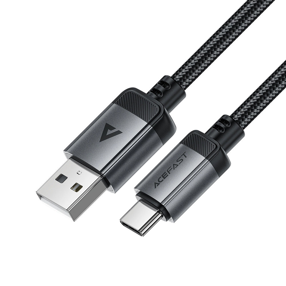 Cavo Dati e Ricarica USB-A - USB-C Acefast C20-04, 18W, 1.2m, Nero