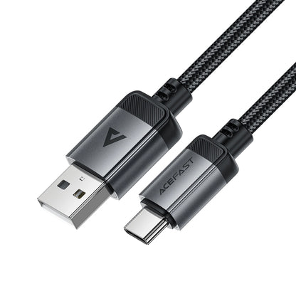 Cavo Dati e Ricarica USB-A - USB-C Acefast C20-04, 18W, 1.2m, Nero
