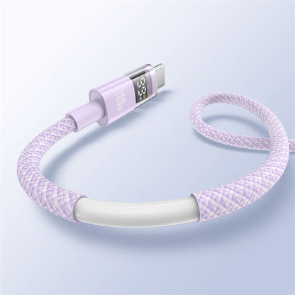 Cavo Dati e Ricarica USB-A - USB-C Baseus Display 2, 100W, 1m, Viola P10382701511-00