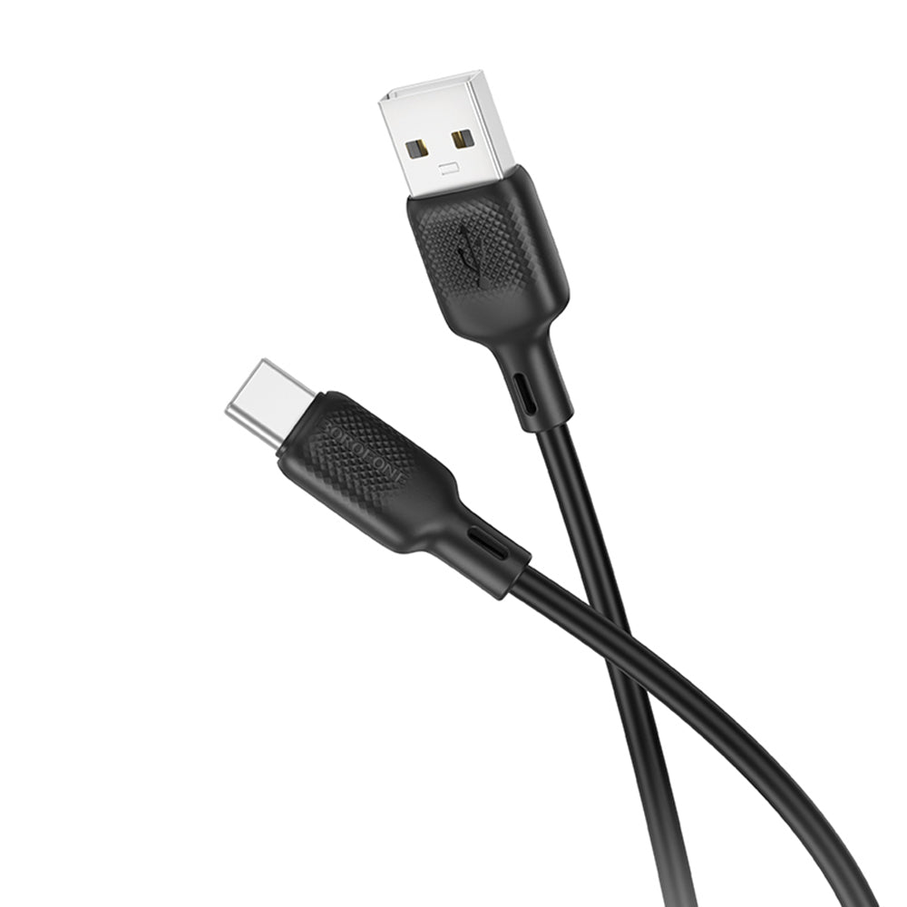 Cavo Dati e Ricarica USB-A - USB-C Borofone BX113 Lenny, 18W, 1m, Nero