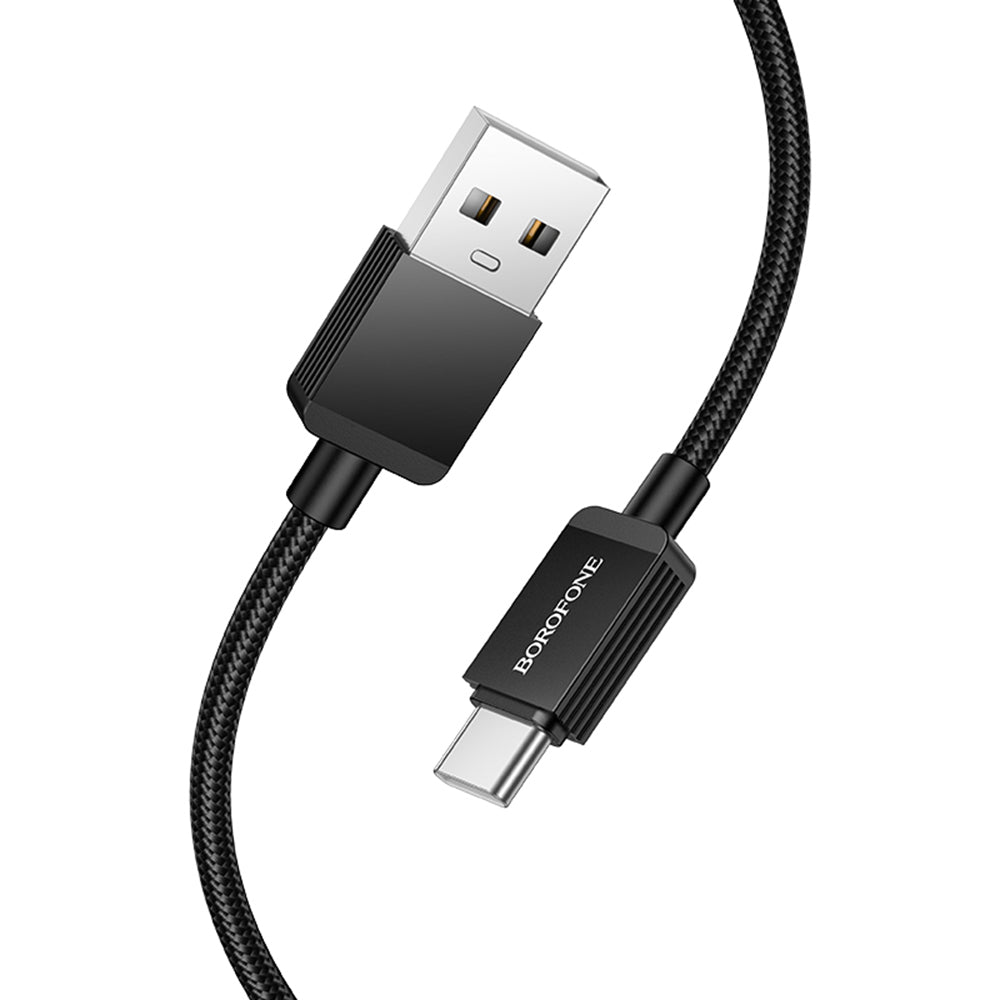 Cavo Dati e Ricarica USB-A - USB-C Borofone BX120 Placer, 18W, 1m, Nero