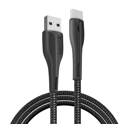 Cavo Dati e Ricarica USB-A - USB-C ColorWay CW-CBUC034, 18W, 1m, Nero