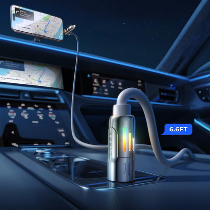 USB-A / USB-C - Lightning / USB-C Lisen 4in1 Data and Charging Cable, 240W, 2m, Gray YL0124110002