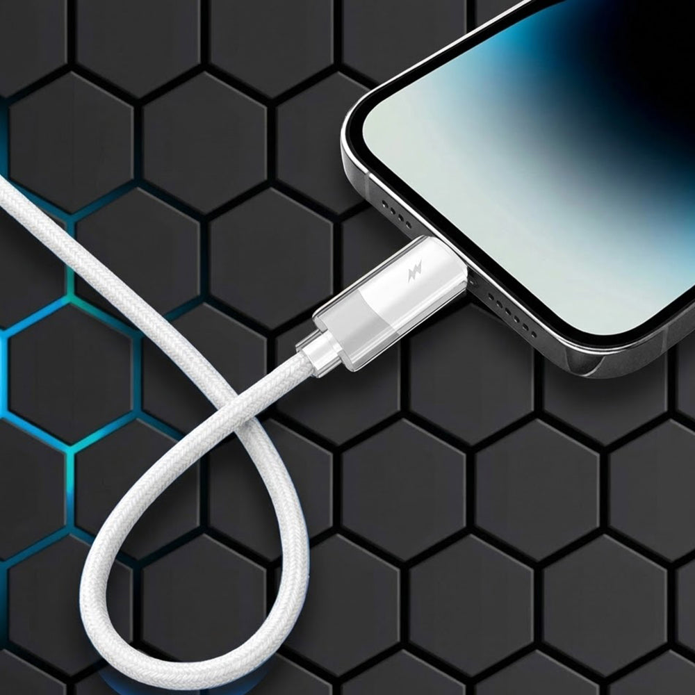 Cavo Dati e Ricarica USB-A - USB-C Lito LD07, 18W, 1m, Bianco
