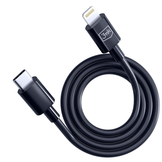 Cavo Dati e Ricarica USB-C - Lightning 3MK Hyper, 20W, 1.2m, Nero