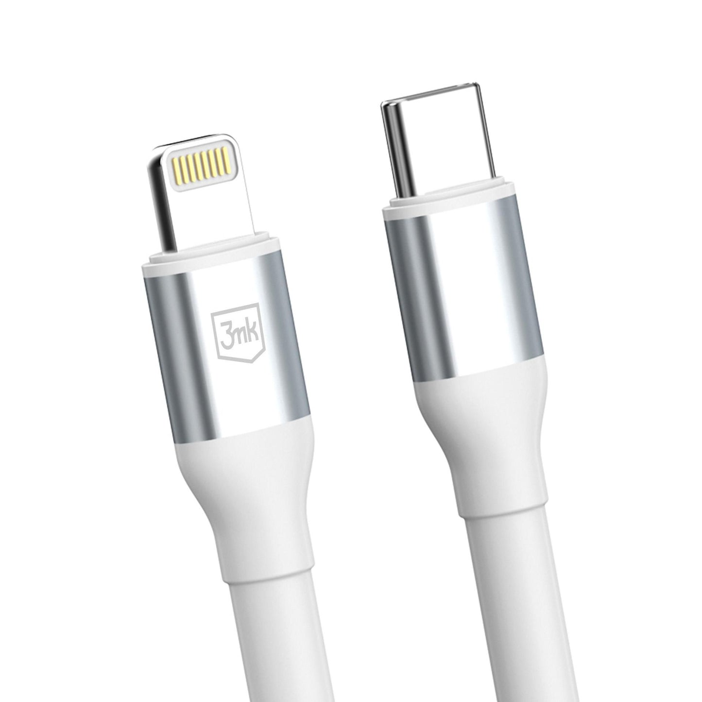 Cavo Dati e Ricarica USB-C - Lightning 3MK Hyper N, 27W, 1m, Bianco