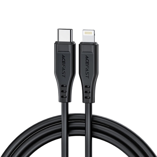 USB-C to Lightning Data and Charging Cable Acefast C3-01, 30W, 1.2m, Black