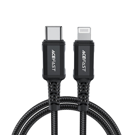 Cavo Dati e Ricarica USB-C - Lightning Acefast C4-01, 30W, 1.8m, Nero