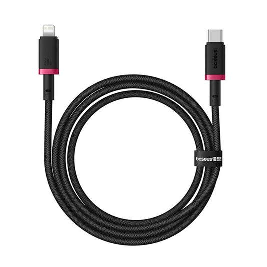 USB-C to Lightning Data and Charging Cable Baseus Dura Series, 20W, 1m, Red Black P10377800U01-01