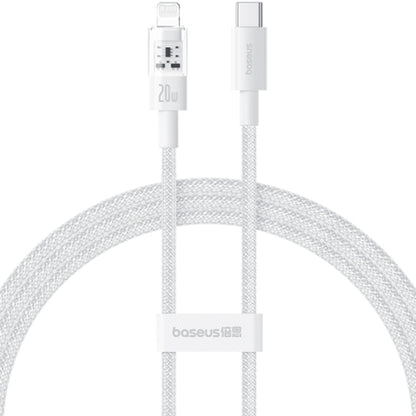 USB-C to Lightning Baseus Gem Data and Charging Cable, 20W, 2m, White P10373001211-01