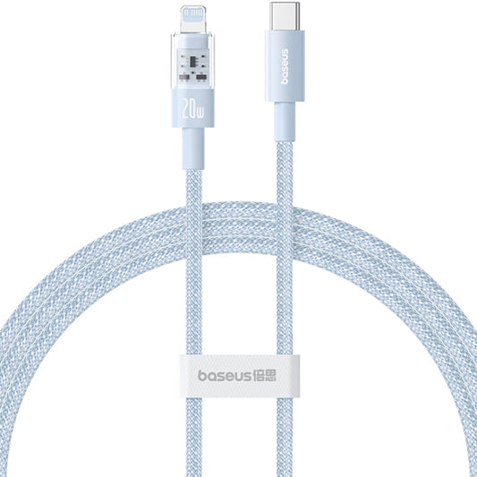 USB-C to Lightning Baseus Gem Data and Charging Cable, 20W, 2m, Blue P10373001311-01