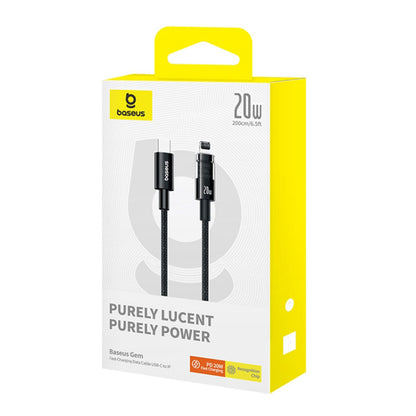 Cavo Dati e Ricarica USB-C - Lightning Baseus Gem, 20W, 2m, Viola P10373001511-01