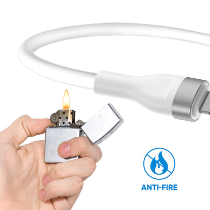 Cavo Dati e Ricarica USB-C - Lightning Lito LD02CL, 30W, 1.2m, Bianco