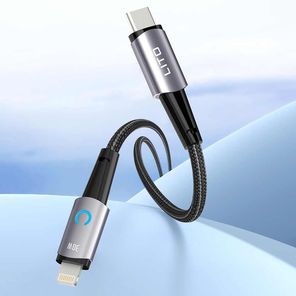 Cavo Dati e Ricarica USB-C - Lightning Lito LD10CL, 30W, 1m, Nero